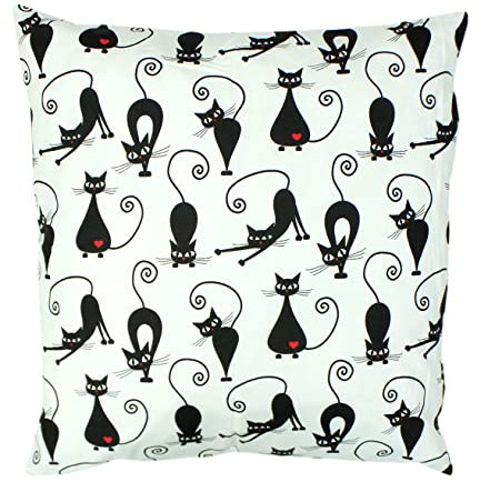 TupTam Kissenbezug Gemustert Bunte Kissenhüllen Dekokissen für Baby und Kinderzimmer, Farbe: Muster 8, Größe: 80x80 cm