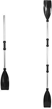 Dioche Kajakpaddel,Kombi Alu-Paddel Kajakpaddelboot teilbar Leichtes Kajak-Paddel Bootspaddel aus Aluminiumlegierung 126 cm/2-teilig