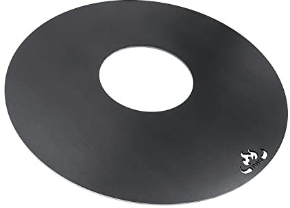 teileplus24 FR01 Grillring | Grillplatte | Feuerplatte | BBQ-Platte | Plancha passend für Weber Kugelgrill, Größe:Ø 58.5cm (60er Kugelgrill)