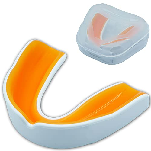 ZAHBRO Boxing Mouthguards Men and Women Gum Shield Adult Gel MMA Kickboxing Muay Thai Bite Mouthpiece Protector Martial Arts Hockey Judo Karate Rugby Cycling Rugby