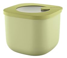 Guzzini - Kitchen Active Design, STORE&MORE BIO, Contenitore Ermetico Alto per Frigo/Freezer/Microonde (S) - Verde Avocado, 12,2 x 12,2 x h9,8 cm | 750cc - 170722253