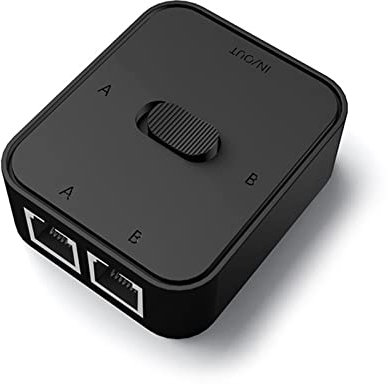 Conmutador Gigabit de escritorio de 2 puertos, 10/100/1000 Mbps, adaptador de conmutador Ethernet RJ45, conmutador Ethernet, conmutación LAN, caja de conmutación Ethernet, 2 puertos