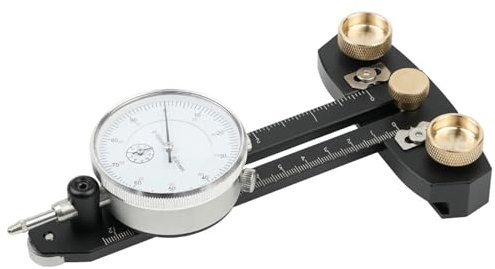 Pumwoy Table Saw Gauge, Table Saw Dial Indicator, Woodworking Band Saw Calibration Tool Table Saw Accessories for Table Saw Blade Parallelism Correction and Cutting Aid, Table Saw Alignment Gauge