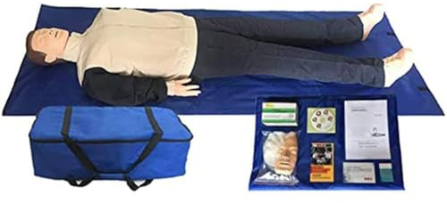 Full-Corpo Pronto Soccorso CPR Kit Allenamento,Manichino RCP,Manichino BLS Rianimazione Adulto per Formazione Primo Soccorso CPR Manichino Didattico,per Forniture per l'insegnamento Formazione Medica