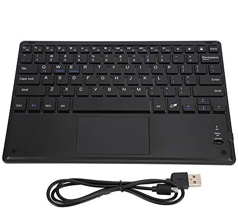 Ultratunt Trådlöst -tangentbord med Pekplatta för PC Phone Tablet