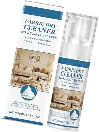 PUSOKEI Nettoyant pour canapé en Tissu Mousse de Nettoyage Douce et Efficace pour Oreiller de canapé rembourré, Séchage Rapide 3 Pièces 100 Ml Détachant Rinçage, Facile à Utiliser pour la Maison