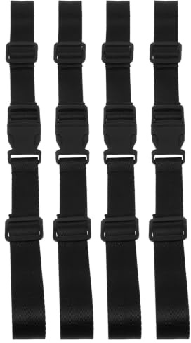 Healeved Lot De 4 Attaches Antidérapantes Pour Instruments Et Accessoires De Sécurité À Fixation Rapide - Connecteur De Poitrine Confortable - Sangles De Remplacement Noires Pour Réduire