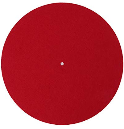 VEILTRON Alfombrilla giratoria Alfombrilla Deslizante Audiophile Plato de Fieltro de 3 mm Reproductores de Discos de Vinilo Antivibración Durable Antiestático