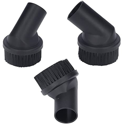 Les-Theresa 3 Piezas Cepillo Aspirador 35mm de Diámetro Interior, Accesorios Aspiradora Universal Cepillo para Aspiradora Cepillo Redondo Aspiradora, para Limpiar Huecos de Sofá, Pequeñas Esquinas