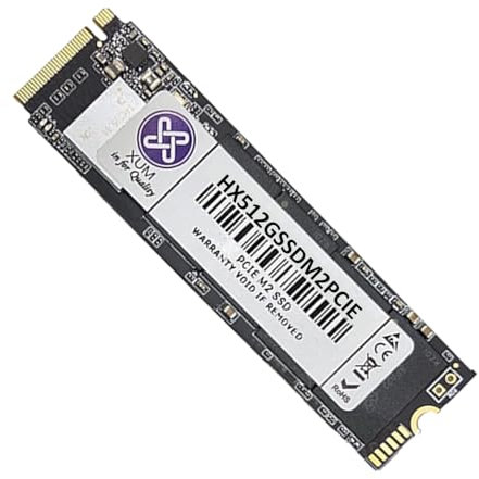 XUM 512GB PCIe Gen3 M.2 NVMe SSD Internal Computer Storage - Up to 3500MB/s