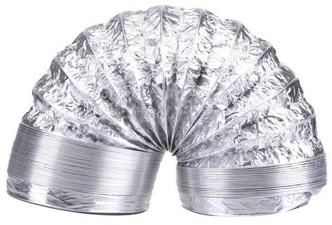 120mm Asciugatrice PVC Alluminio Tubo Flessibile Ventilazioni Condotti per Cucina Bagno Estrattori Tubo Ventilazioni Tubi Ventilatori