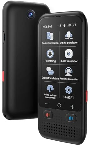 Language Translator DevR Ai ChatGpt Translator with 150+ Languages, Offline/Photo/Real Time Translation Device for Travel Business Learning