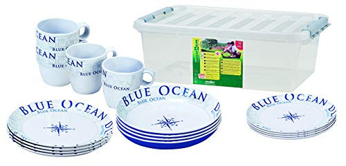 BRUNNER Campingartikel Stack Box Blue Ocean Antislip