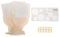 Candeon Bolsa de ostomía 10 unids/Pack Sistema de una Pieza Bolsa de ostomía Bolsa médica drenable Bolsa de colostomía Suministros de ostomía