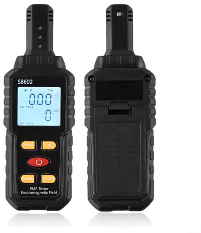 Zeroupshop 3 In 1 EMF Meters, Radiation Dosimeter Counter, Digital Radiation Dosimeter for GEIGER Counter, For Home