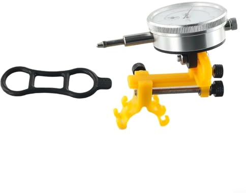 Yhenlovtt Supporto per ruota con indicatore percentuale, gadget per riparazione ruote anteriori e posteriori, materiale ABS con impugnatura adattiva (BT110A)