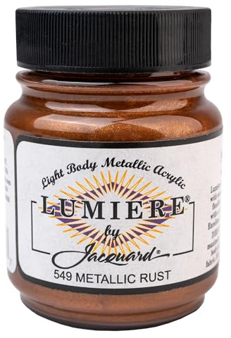 Jacquard lumiere metallisk akrylfärg rost 2,25 oz