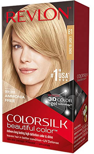 Colorsilk Permanente Haarfarbe, Hellblond (81/8N), 2 Stück