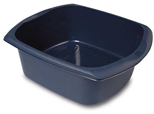 Addis Large Washing Up Bowl 9.5L Capacity In Ink Blue, 38 x 32 x 14 cm