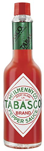 Tabasco - Rojo Original, Salsa Picante Sabor Medio Fuerte, Elaborada con Chiles Rojos, Óptimo para Condimentar y Cocinar, 60 ml