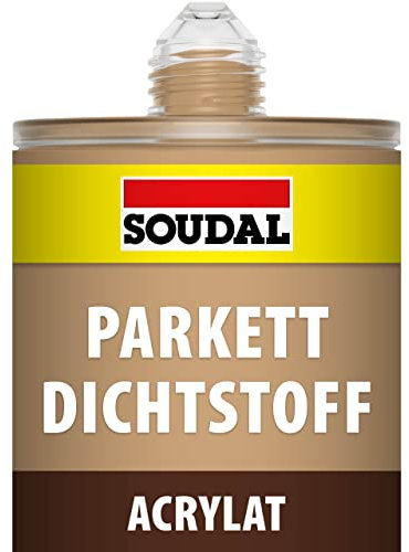 Soudal Parkettdichtstoff Massivholz-, Parkett-, Laminat- und Korkböden 290 ml Eiche hell
