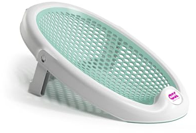 OKBABY Jelly - Sdraietta da Bagno Richiudibile, Morbida e Confortevole per il Bagnetto del Neonato 0-8 Mesi (8kg) - Azzurro