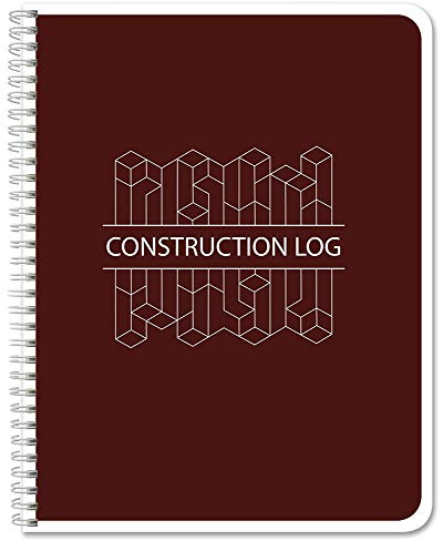Libro BookFactory de registro de actividades diarias para construcción (365 días)