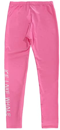 M2C Girls Swim Pants Swim Tights Leggings UPF 50+ Sun Protection Rash Guard Pink 5-7