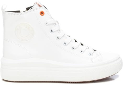 REFRESH - Zapatilla Mujer Blanco - Calzado Cómodo y Versátil - Moda casual - Modelo 17228403 (Talla 37)