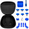 Vanpark Complete Component Pack for Xbox Elite Controller Series 2 Core，Accessories Include 1 Carrying Case, 1 Charging Dock&Cable, Metal 6 Joysticks, 4 Paddles, 2 D-Pads, 1 Adjustment Tool(Blue)