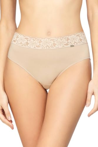 AVET Culotte en coton en dentelle large 32700, Noir , M