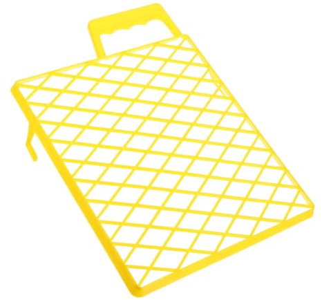 jojofuny Schermo e Design Multifunzionale di Vernice in Abs Giallo con Struttura a Rete Sicura per Progetti di Pittura