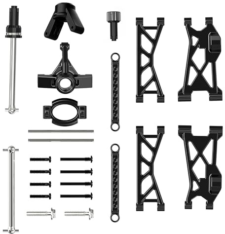 Womaqu 1:14 RC Auto Upgrade Accessori Borsa di ricambio Parti di trasmissione, Ricambi Upgrade Differenziali del veicolo RC Le parti di trasmissione includono adulti per 14322 14331 14 Age +