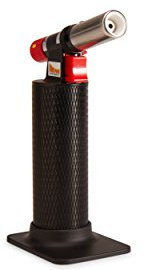 Power Probe Black Butane Torch (PPBT) [Car Test Tool, Electronic Ignition, Large Fuel Capacity, Adjustable Flame, for Soldering, Heat Shrinking]