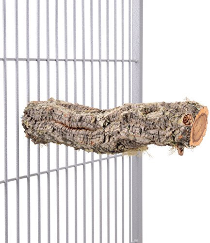 HappyBird | Natur Kork Vogel-Sitzstange - Large für Papageien, kakadus und Aras