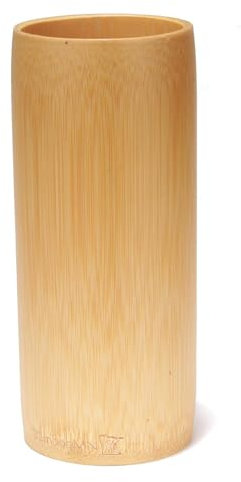 Natural Bamboo Flower Vase/Holder - Carbonized Brown - 9.8 - 1 Piece