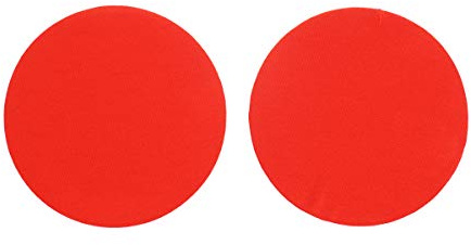 Housse de Protection Universelle pour Casques | Protection pour Coussinets | Rond | Couleur: Rouge | Diamètre: 95mm