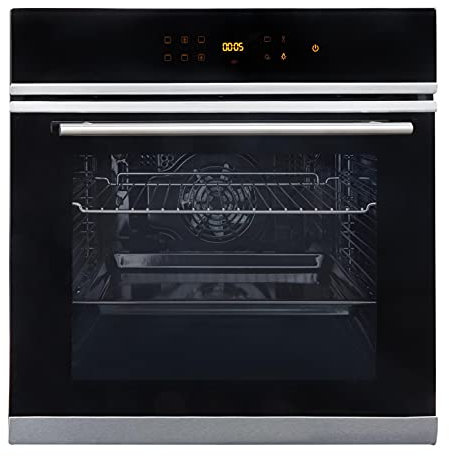 10 Function Single Electric Oven, Touch Control LED Display 76L - SIA BISO6SS