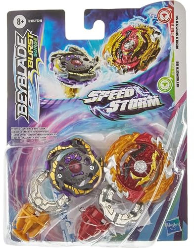 Hasbro Beyblade Burst Surge Speedstorm World Spryzen S6 und Betromoth B6 Kreisel Doppelpack – Battle Kreisel Spielzeug