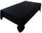 Hochwertige Tischdecke Tischwäsche aus 100% Baumwolle Kollektion Konzept, Farbe & Größe wählbar (Tischdecke - 120x200cm, Schwarz)