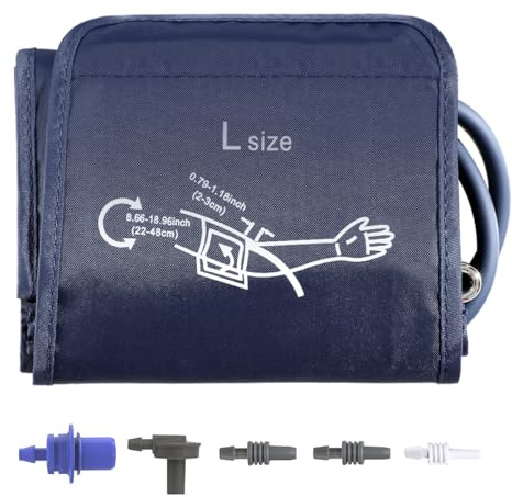LUKELI Brassard de poignet pour tensiomètre automatique et machine numérique pour adultes et personnes âgées (22-48 cm)