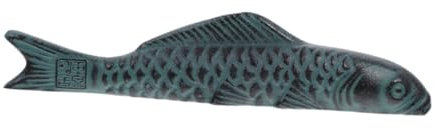 SEWACC Karpfenförmiger Kalligraphie Briefbeschwerer Aus Gusseisen Praktisches Malwerkzeug Für Sumi-zeichnungen Und Dekorative Bürogestaltung Zum Halten Von Reispapier Und Kalligrafie