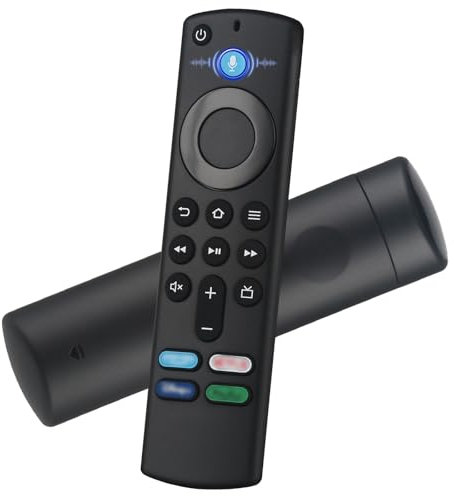 Stick TV Ersatz Fernbedienung für Sprach Smart TV, Ersatz Sprachfernbedienung für Smart TV Stick (4K, 4K Max, Lite, 2nd Gen, 3rd Gen) / Smart TV Cube/Smart TV 3rd Gen Fernbedienung