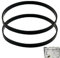 2 Stück Bandsäge Gummireifen Holzbearbeitungs Ersatzteile, Bandsägen Gummiband für 1400mm 1425mm Draper Einhell Scheppach HBS20-Bandsäge-Scrollrad (Größe: 8 inch)