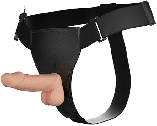 CUPIDO TOYS Strapon Anale VIBRANTE Indossabile da Donna, Cinta Universale Strap on con Pene Vibratore Dildo Realistico, Cintura Fallica Strapon per donne o pegging, la penetrazione anale dell' uomo