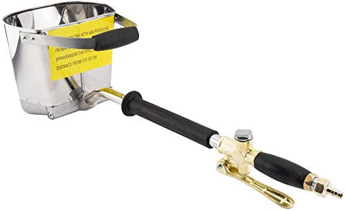 YOUHO Pneumatic Hopper Gun, 4-Jet Stucco Sprayer for Cement Mortar, Wall Texture Plaster, Concrete & Paint Sprayer Tool