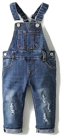 Kidscool Flickor stora haklappar rippade sommarjeans shorts