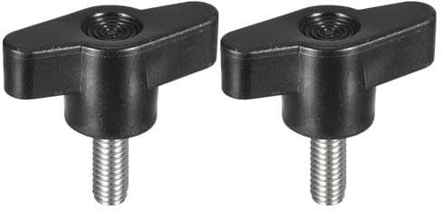 QUARKZMAN 2Pz Manopola a Vite di Serraggio, M6 x 15mm in Acciaio Inossidabile 304 a Forma di T per Sostituire Rapidamente Manopola di Serraggio a Mano Viti con Impugnatura a T