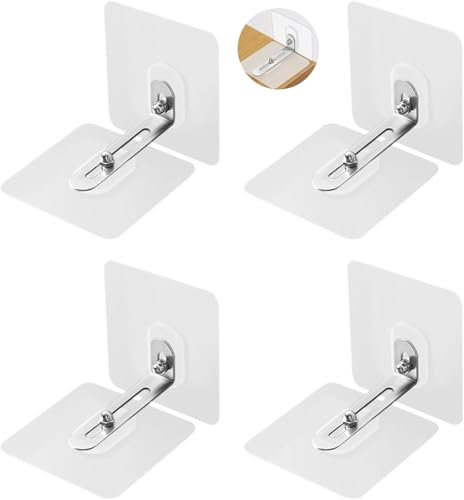 Jushion 4 Pack Möbel-Wandanker, Möbel Kippsicherung Set, Kippschutz Möbel Wandanker, Anti Kipp Möbelgurte Wandbefestigung für Schrank Regal Kommode Belastbarkeit Haustiere Babysicherheit
