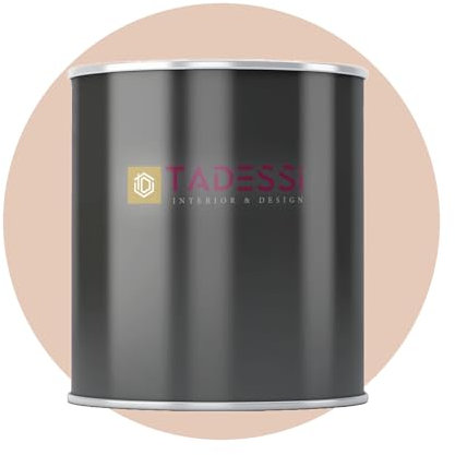 Tadessi Pintura interior beige – coral pálido – Pintura de pared lavable mate – Pintura de emulsión – olor y sin disolventes – envase de 2,5 litros